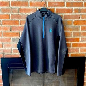 Mens Spyder XL 1/4 zip fleece.